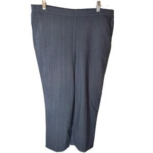 Alfred Dunner Pull-On Pinstripe Pants, Size 14